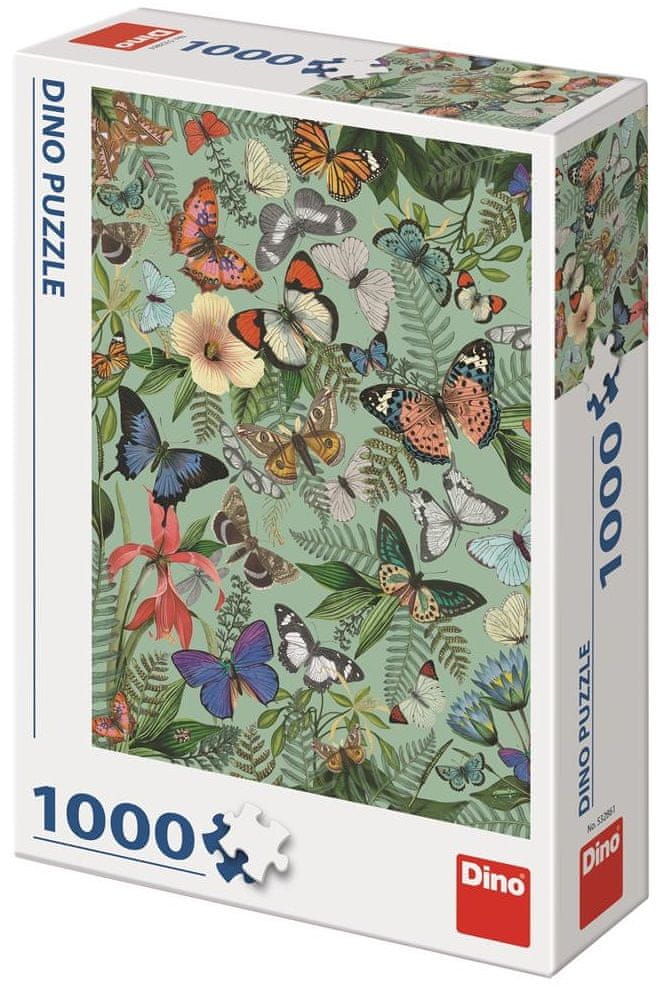 DINO Motýlia lúka 1000 dielikov puzzle